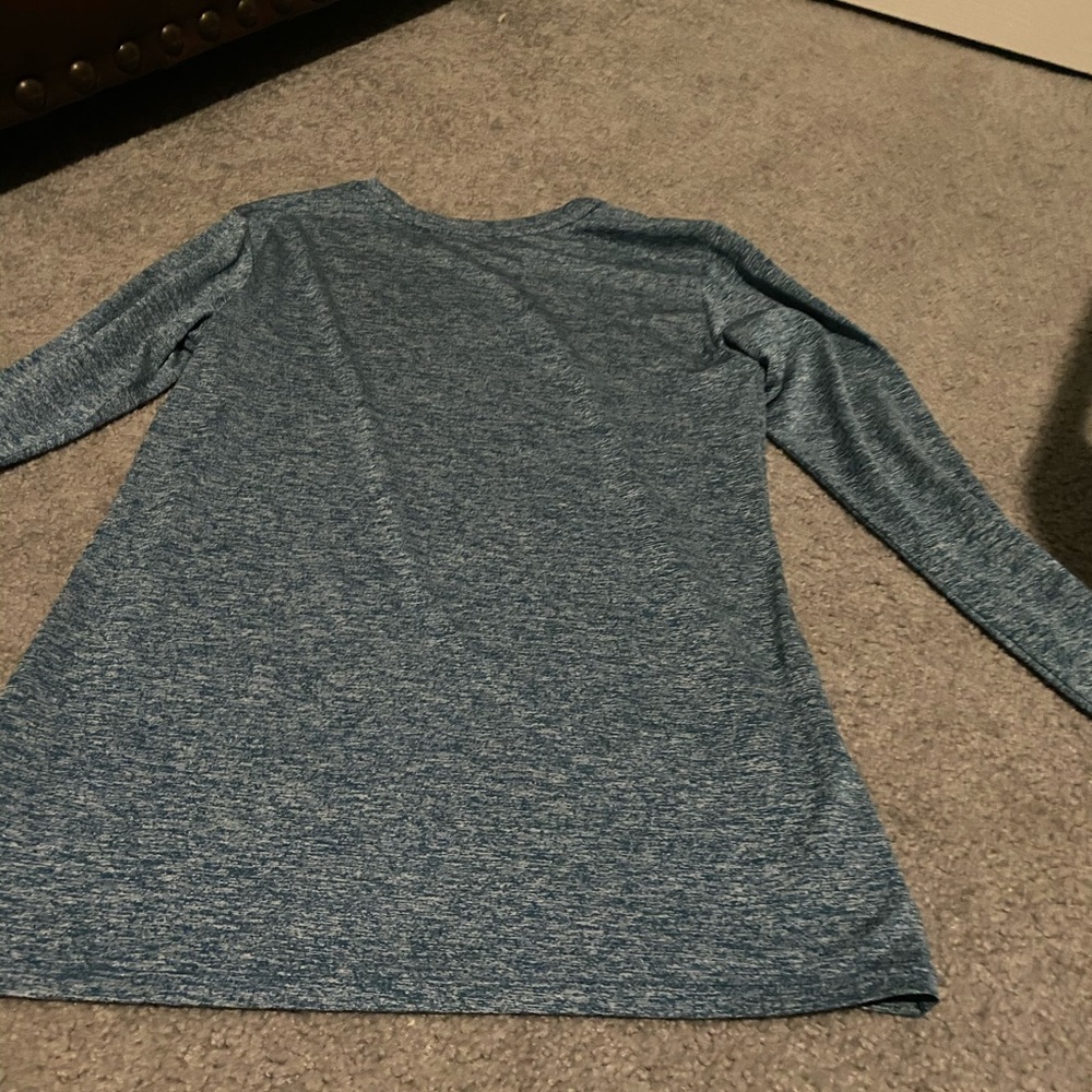 A workout long sleeve shirt